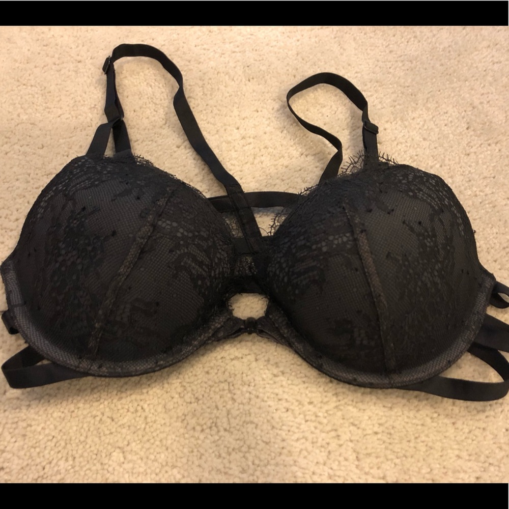 La Senza lace back front closure push up bra